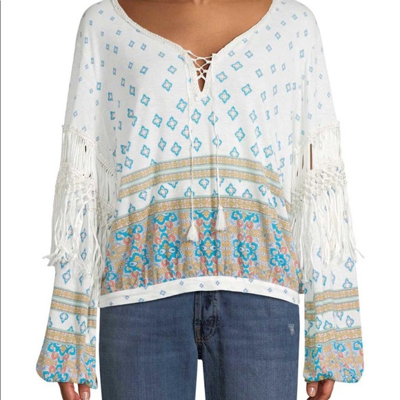 ⚪️🍅🐳👝  NWT FREE PEOPLE Macra Maze Me - Picture 3 of 3